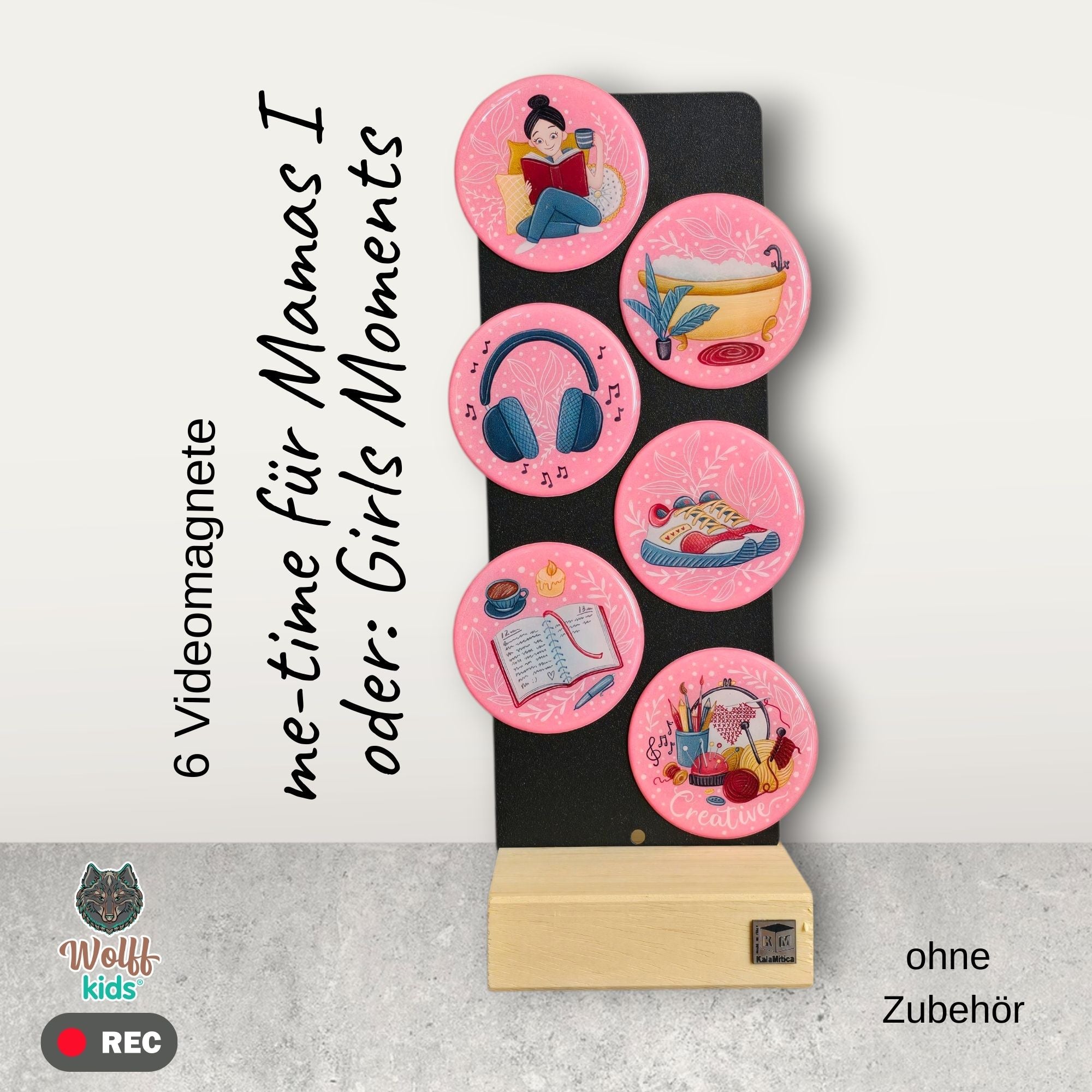 Me-Time für Mamas I oder Girls Moments: 5 Magnete + 1 🎁gratis